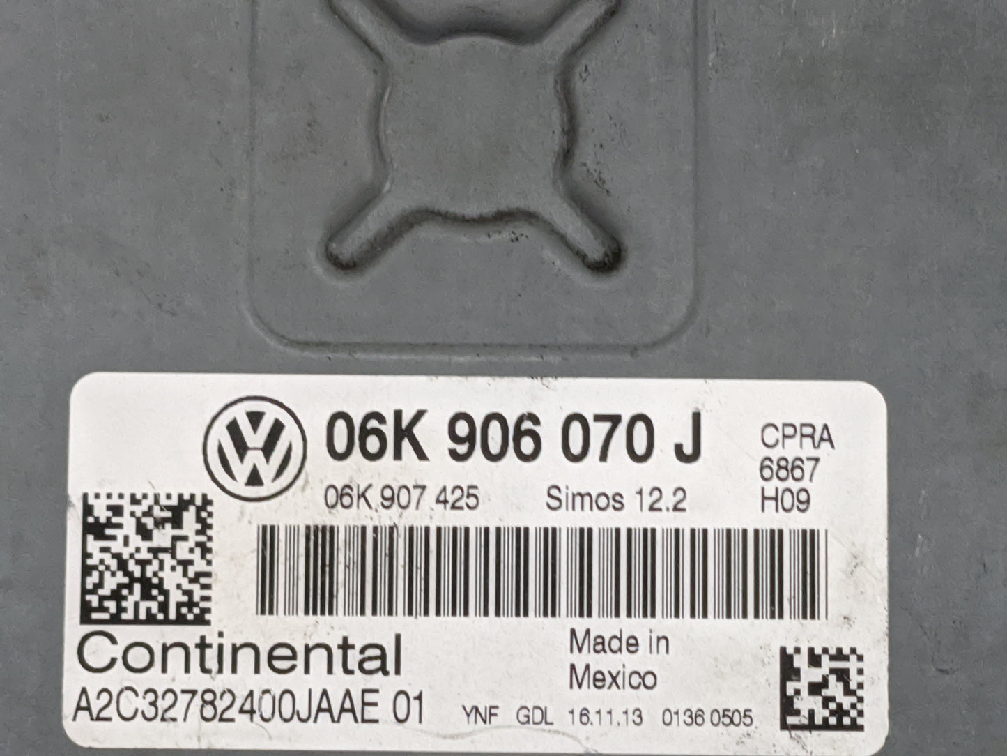 2014 Volkswagen Passat PCM Engine Control Computer ECU ECM PCU OEM P/N:06K906070J 06K907425, A2C32782400JAAE Fits Fits 2015 