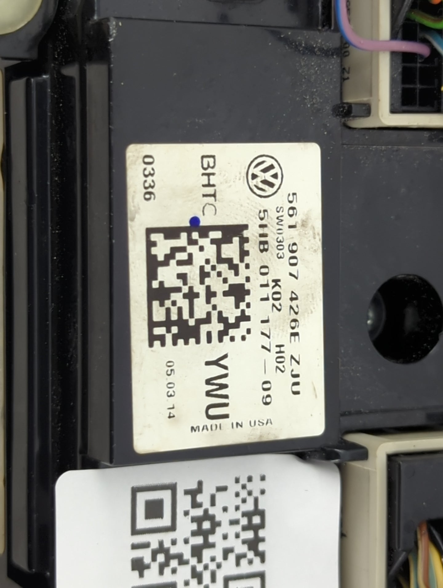2013-2015 Volkswagen Passat Climate Control Module Temperature AC/Heater Replacement P/N:561907426E 5HB01117709 Fits OEM Use