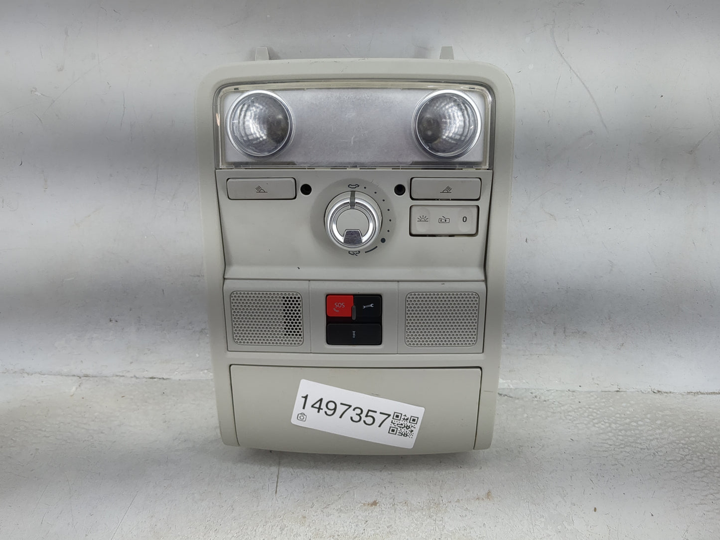 2016-2020 Volkswagen Passat Overhead Roof Console Beige - Oemusedautoparts1.com
