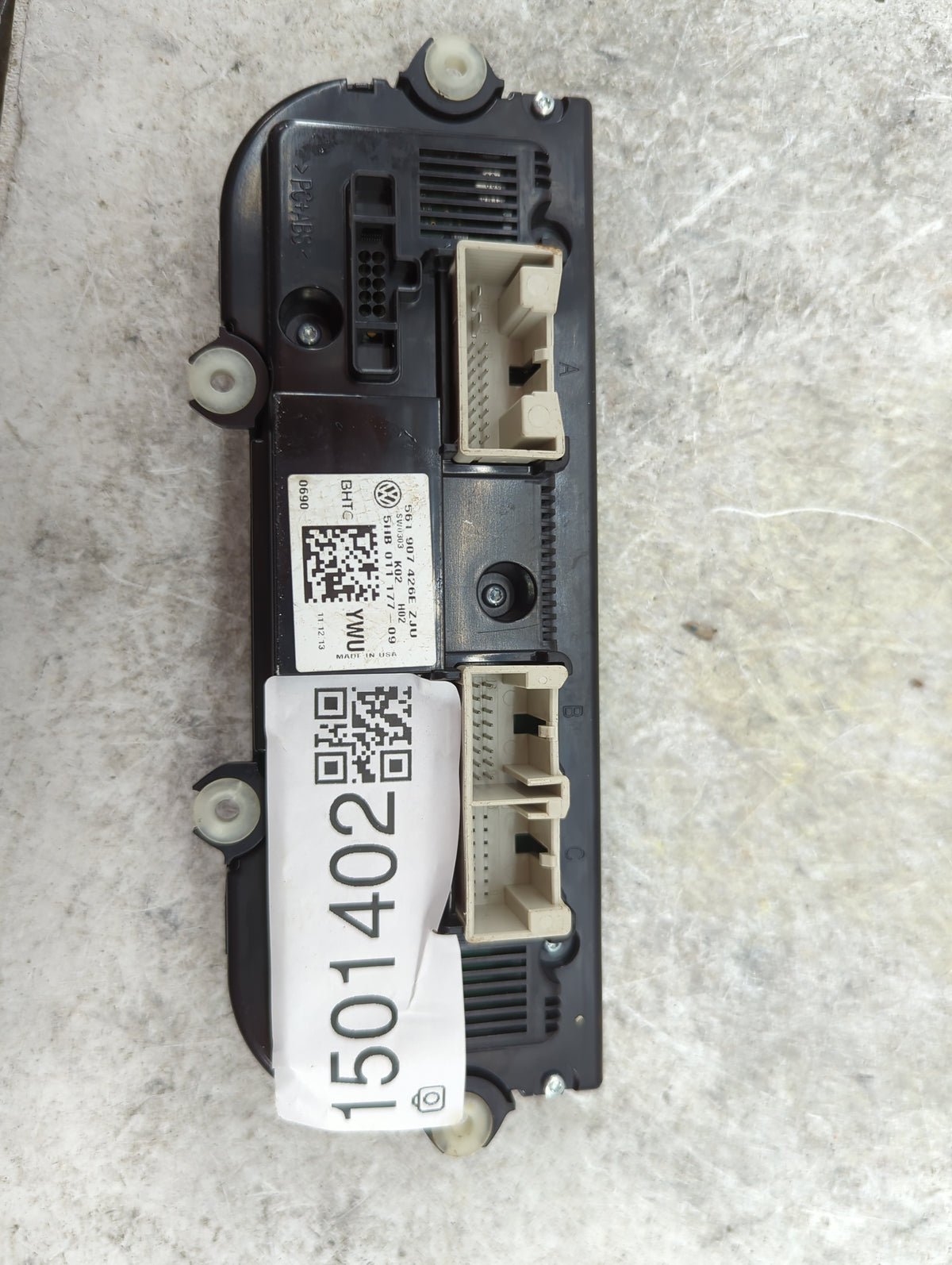 2013-2015 Volkswagen Passat Climate Control Module Temperature AC/Heater Replacement P/N:561907426E 5HB01117709 Fits OEM Use