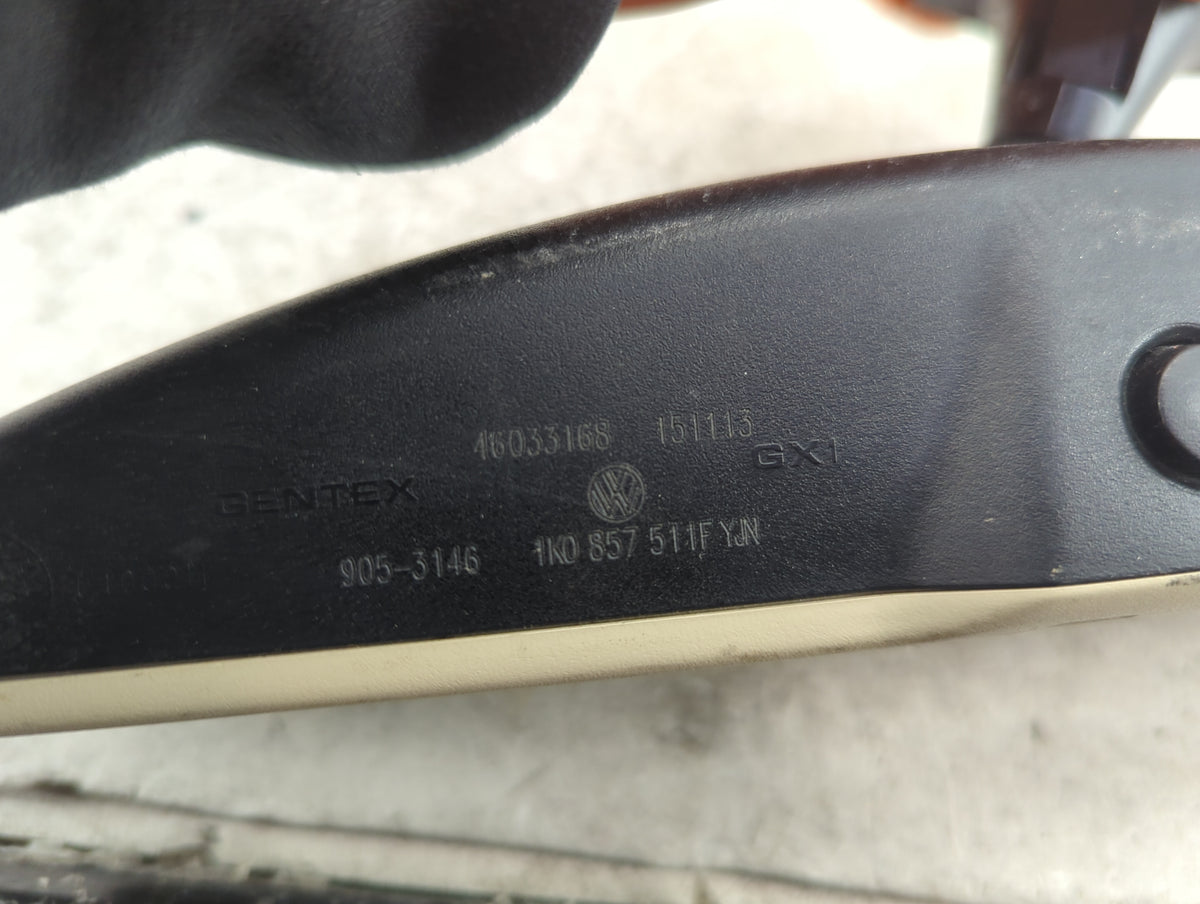 2012-2015 Volkswagen Passat Interior Rear View Mirror Replacement OEM P/N:1K0857511F 1K0 857 511F YJN Fits OEM Used Auto Par