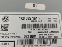 2012-2015 Volkswagen Passat Radio AM FM Cd Player Receiver Replacement P/N:1K0 035 164 F Fits Fits 2011 2012 2013 2014 2015 