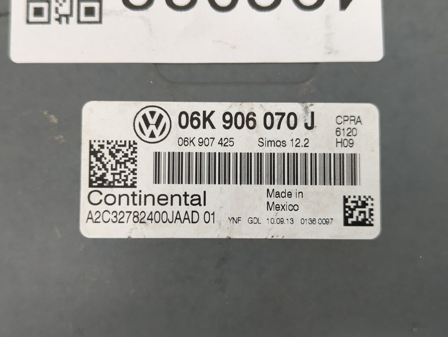 2014 Volkswagen Passat PCM Engine Control Computer ECU ECM PCU OEM P/N:06K 907 425 06K 906 070 J Fits OEM Used Auto Parts - 