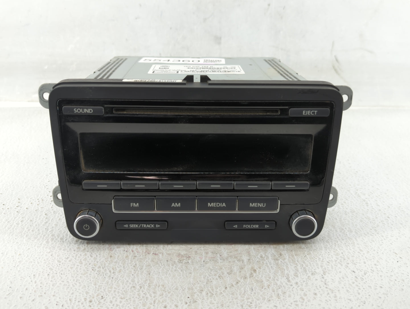 2012-2015 Volkswagen Passat Am Fm Cd Player Radio Receiver - Oemusedautoparts1.com