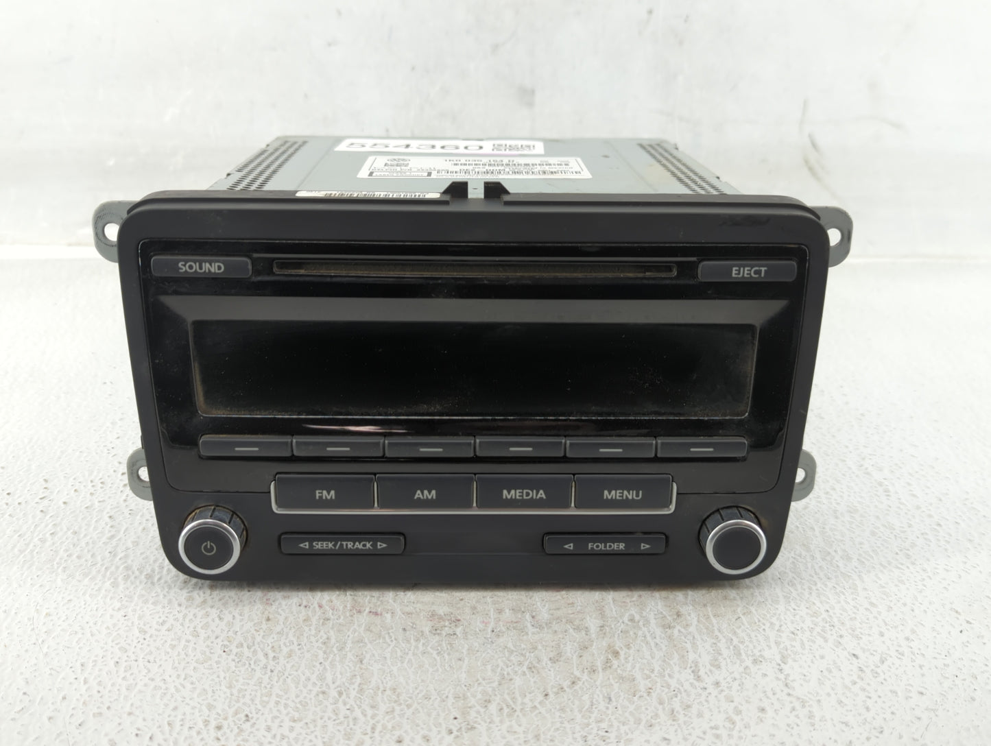 2012-2015 Volkswagen Passat Am Fm Cd Player Radio Receiver - Oemusedautoparts1.com