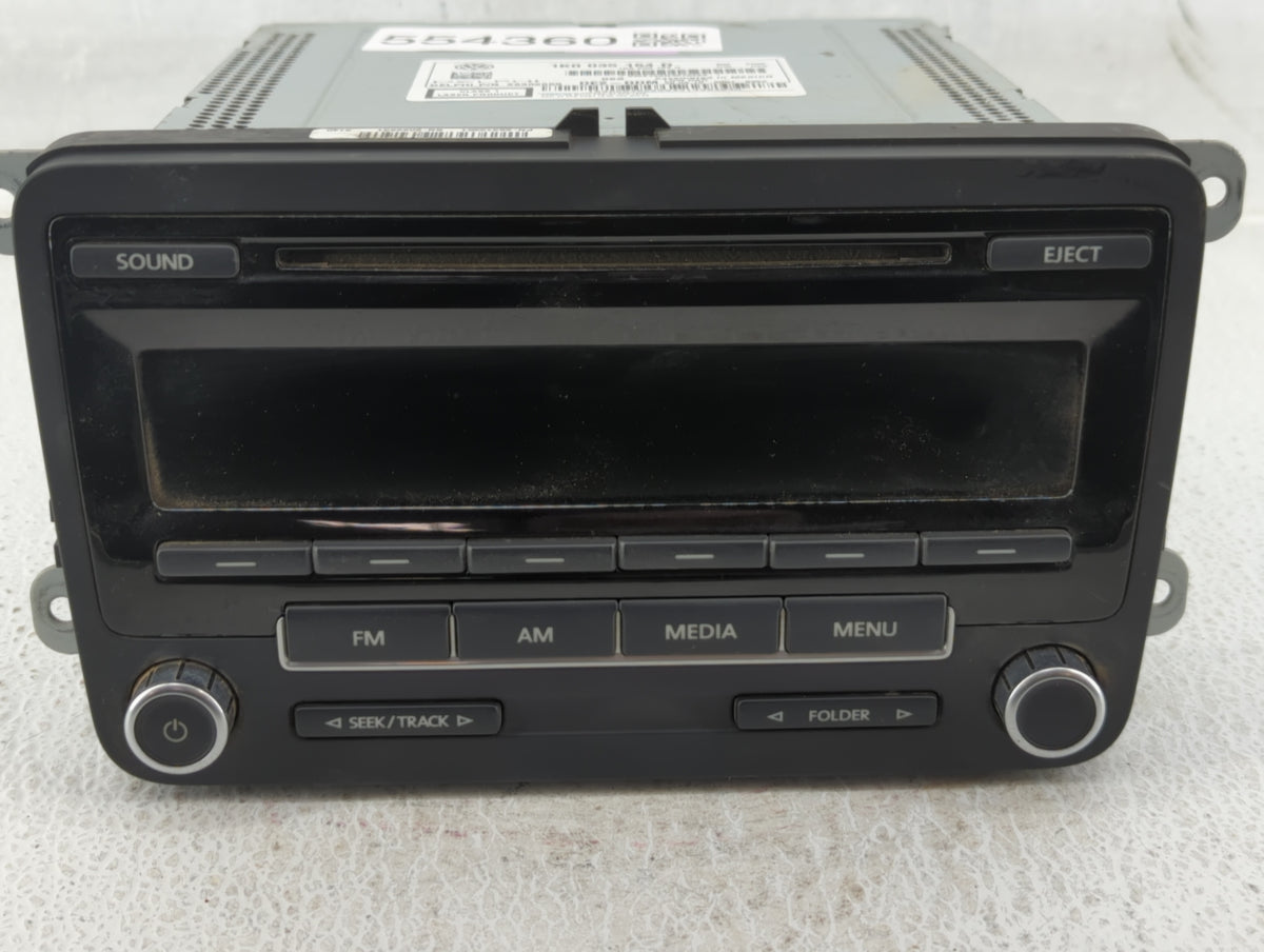 2012-2015 Volkswagen Passat Am Fm Cd Player Radio Receiver 554360 - Oemusedautoparts1.com