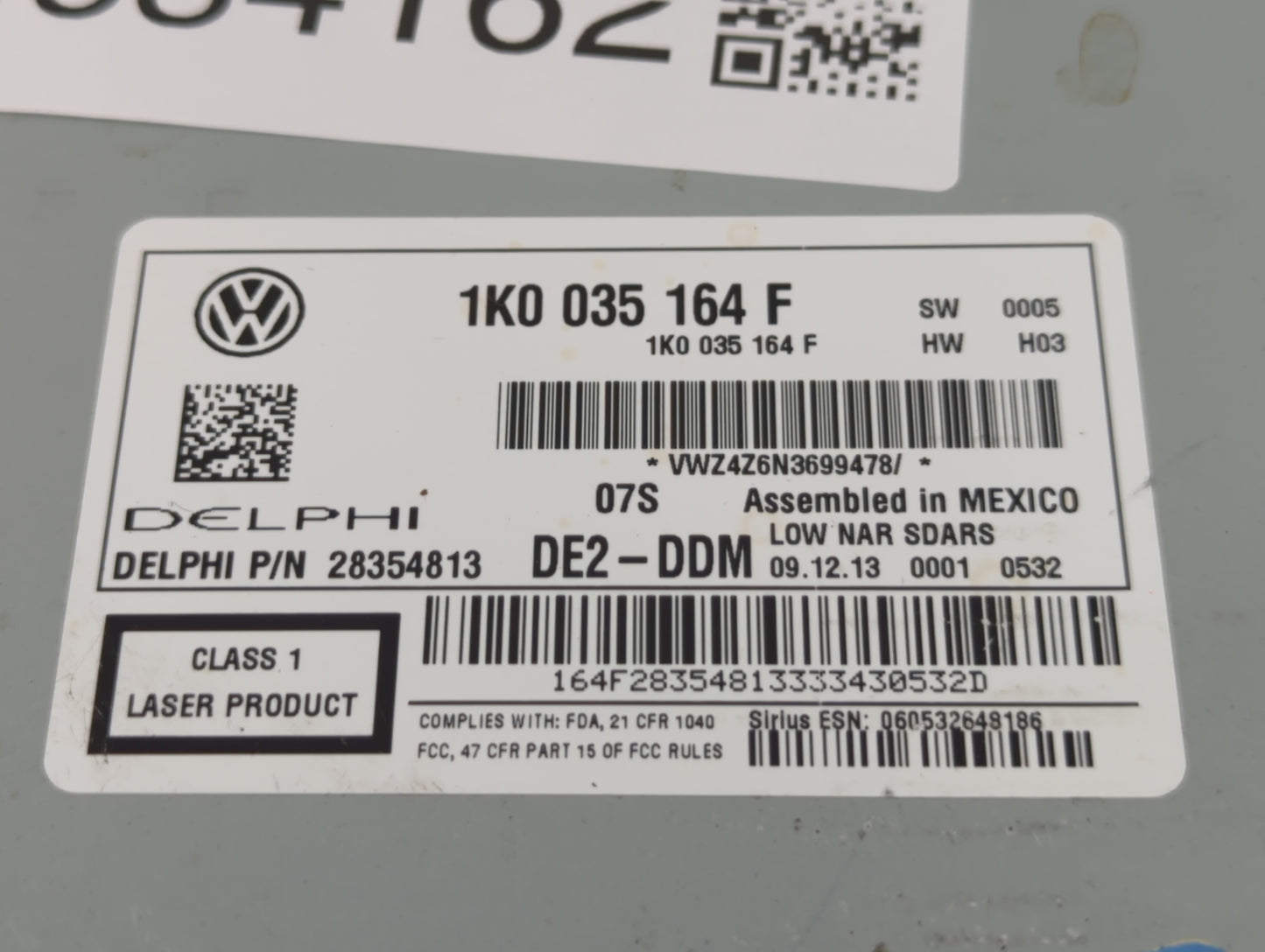2012-2015 Volkswagen Passat Am Fm Cd Player Radio Receiver - Oemusedautoparts1.com