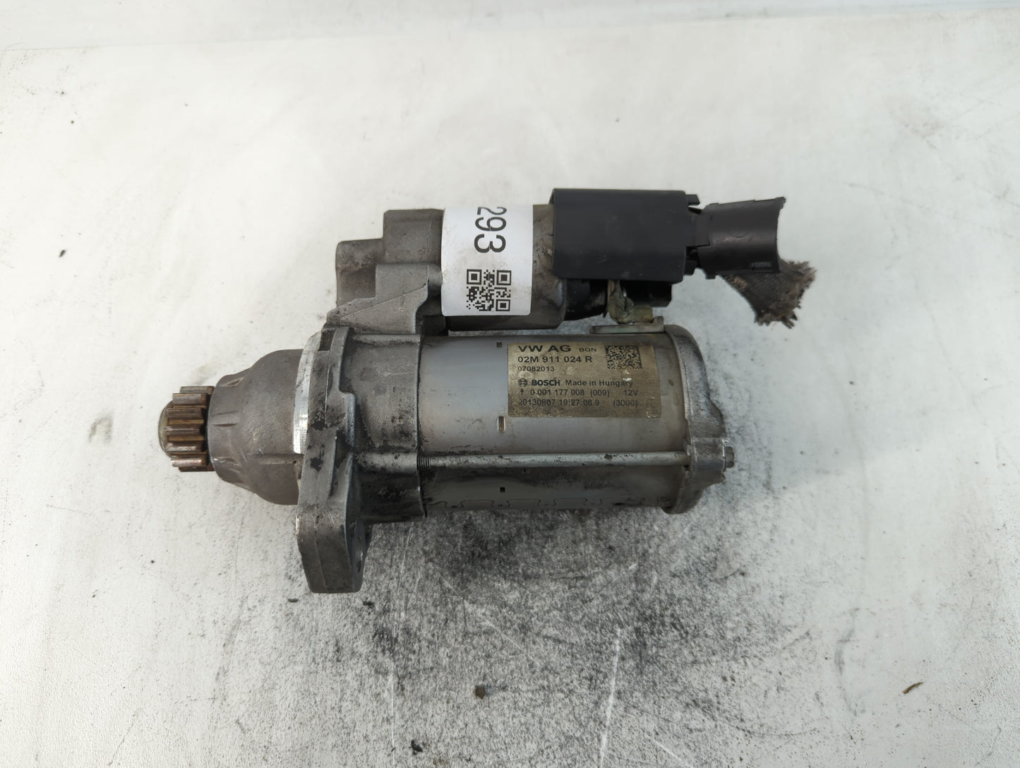 2014-2020 Volkswagen Passat Car Starter Motor Solenoid OEM P/N:28022017 02M 911 024 R Fits OEM Used Auto Parts - Oemusedauto