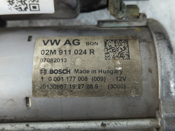 2014-2020 Volkswagen Passat Car Starter Motor Solenoid OEM P/N:28022017 02M 911 024 R Fits OEM Used Auto Parts