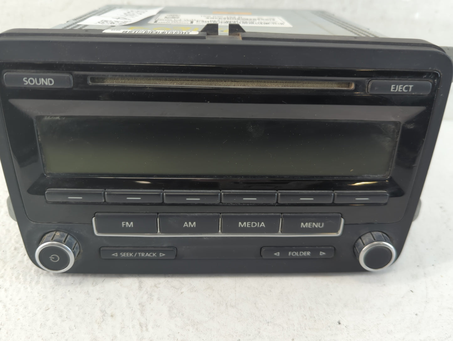 2012-2015 Volkswagen Passat Radio AM FM Cd Player Receiver Replacement P/N:1K0 035 164 D Fits Fits 2011 2012 2013 2014 2015 