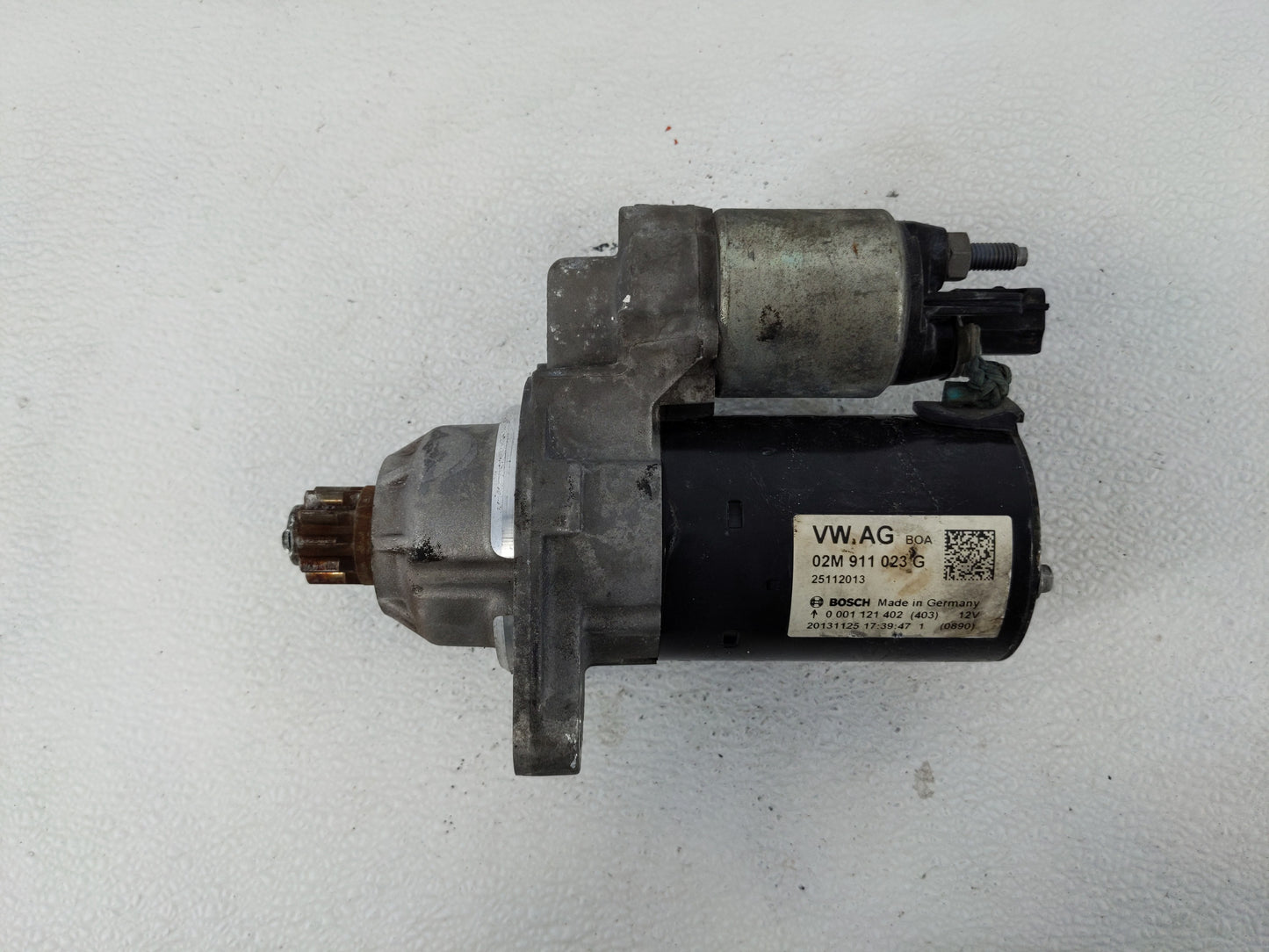 2009-2017 Volkswagen Tiguan Car Starter Motor Solenoid OEM P/N:02M 911 023 G Fits OEM Used Auto Parts - Oemusedautoparts1.co