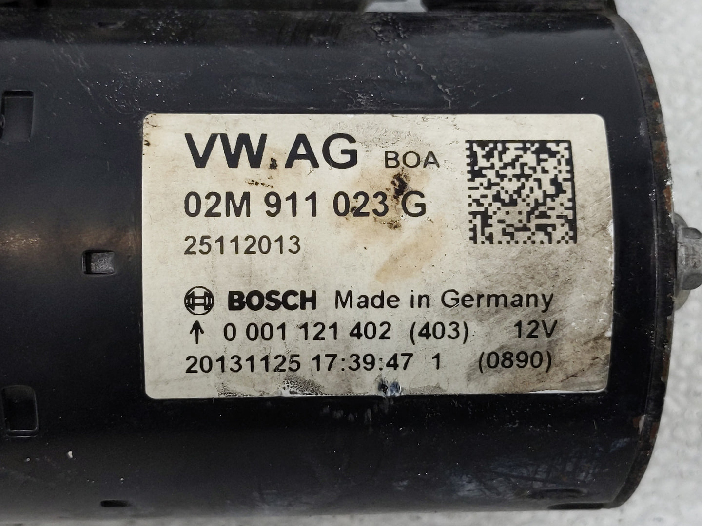 2009-2017 Volkswagen Tiguan Car Starter Motor Solenoid OEM P/N:02M 911 023 G Fits OEM Used Auto Parts - Oemusedautoparts1.co