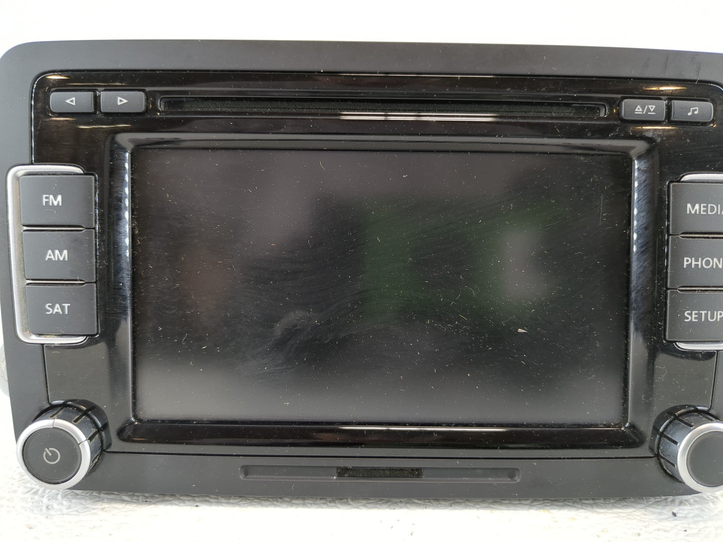 2009-2017 Volkswagen Tiguan Radio AM FM Cd Player Receiver Replacement P/N:1K0 035 188 F Fits OEM Used Auto Parts - Oemuseda