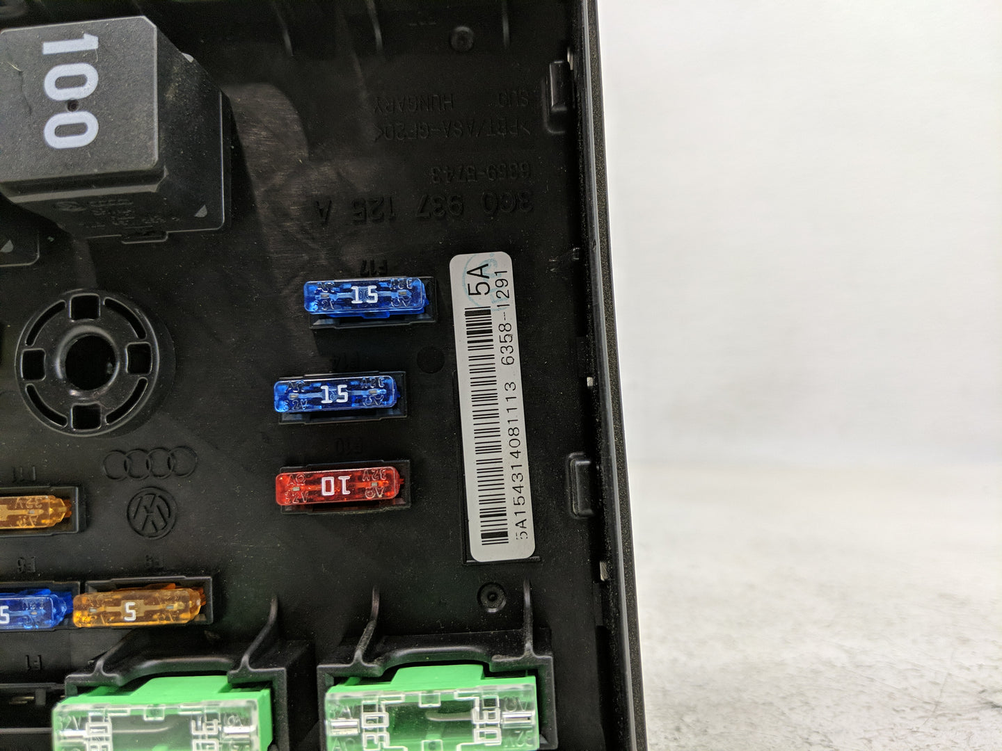 2012-2018 Volkswagen Tiguan Fusebox Fuse Box Panel Relay Module Fits Fits 2008 2009 2010 2012 2013 2014 2015 2016 2017 2018 