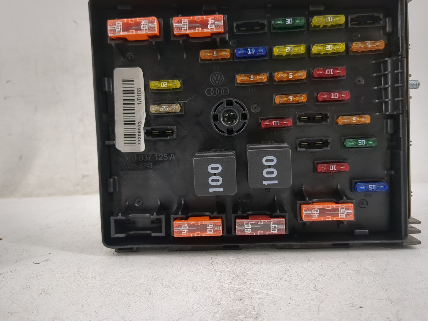 2012-2018 Volkswagen Tiguan Fusebox Fuse Box Panel Relay Module Fits Fits 2008 2009 2010 2012 2013 2014 2015 2016 2017 2018 