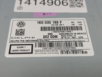 2009-2017 Volkswagen Tiguan Radio AM FM Cd Player Receiver Replacement P/N:1k0035188F Fits OEM Used Auto Parts - Oemusedauto