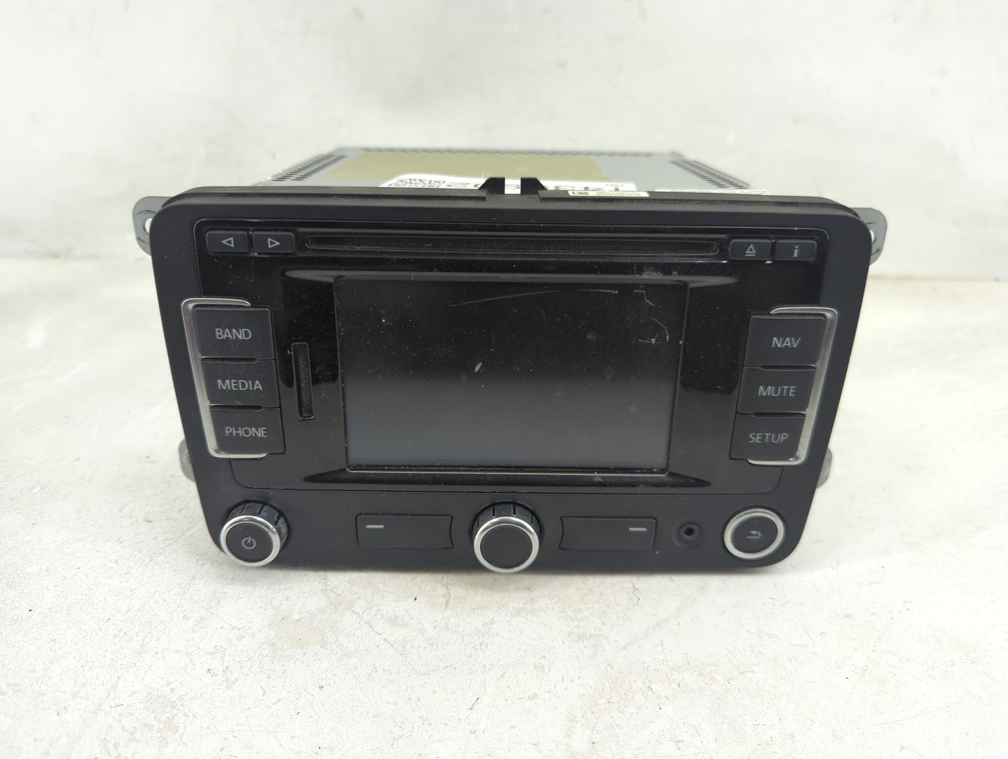 2009-2017 Volkswagen Tiguan Radio AM FM Cd Player Receiver Replacement P/N:1K0035274F VW RNS 315 NAR Fits OEM Used Auto Part