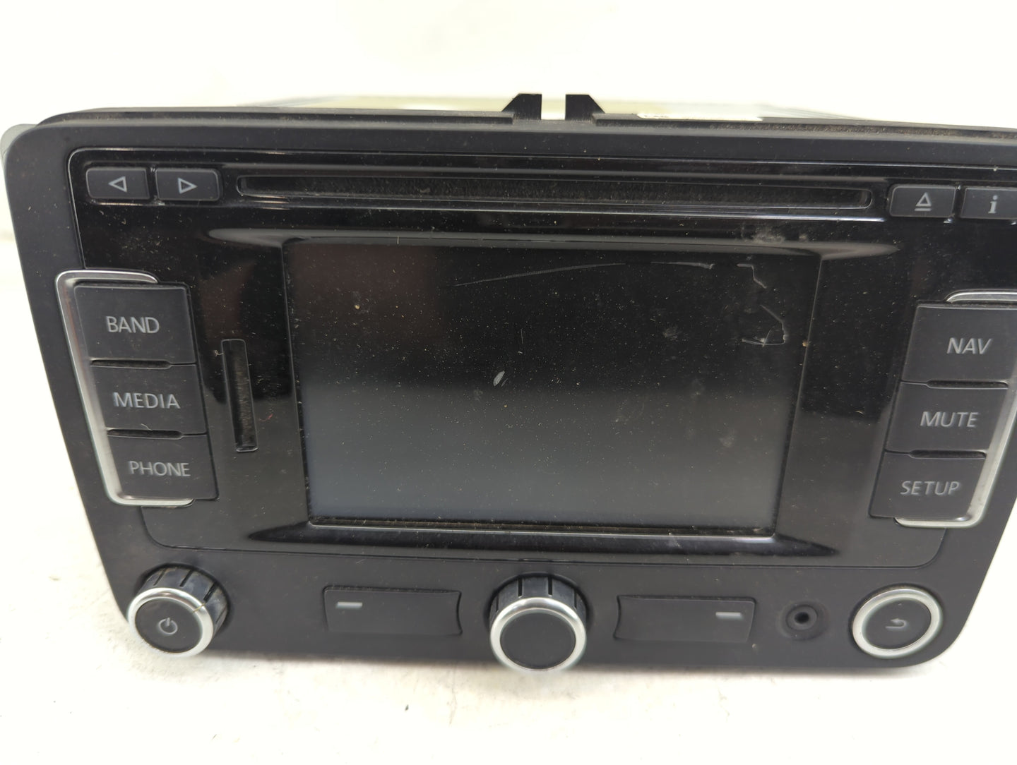 2009-2017 Volkswagen Tiguan Radio AM FM Cd Player Receiver Replacement P/N:1K0035274F VW RNS 315 NAR Fits OEM Used Auto Part