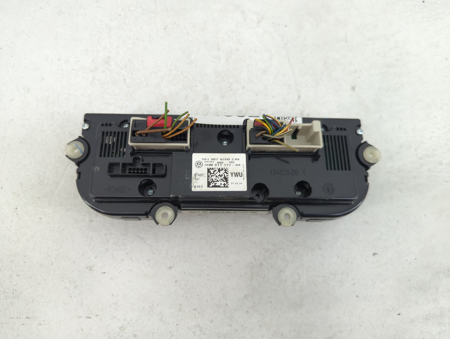 2013-2015 Volkswagen Tiguan Climate Control Module Temperature AC/Heater Replacement P/N:561907426DZJU 5HB011177-08 Fits OEM