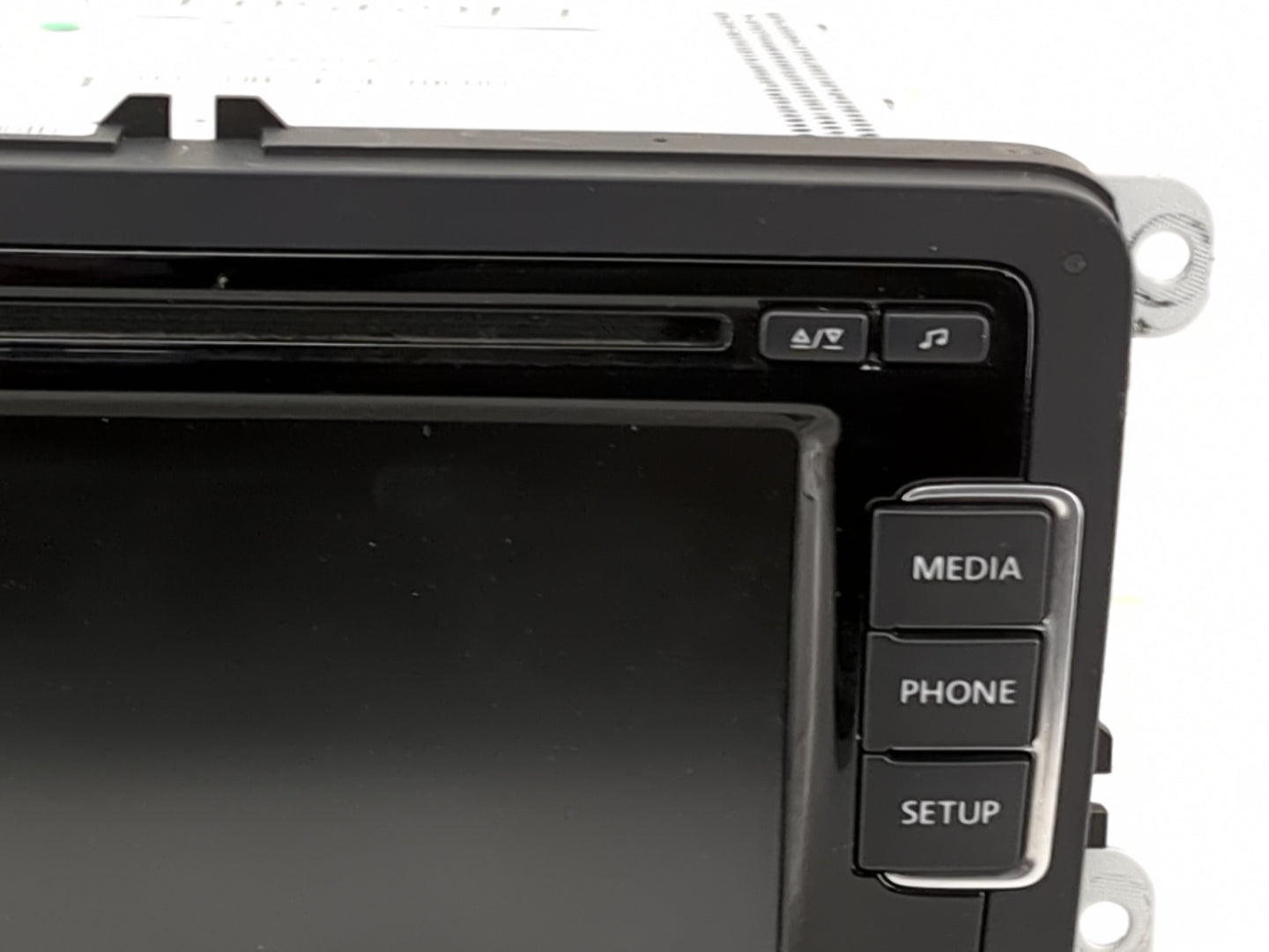 2009-2017 Volkswagen Tiguan Radio AM FM Cd Player Receiver Replacement P/N:1K0035188F 28372940 Fits OEM Used Auto Parts - Oe
