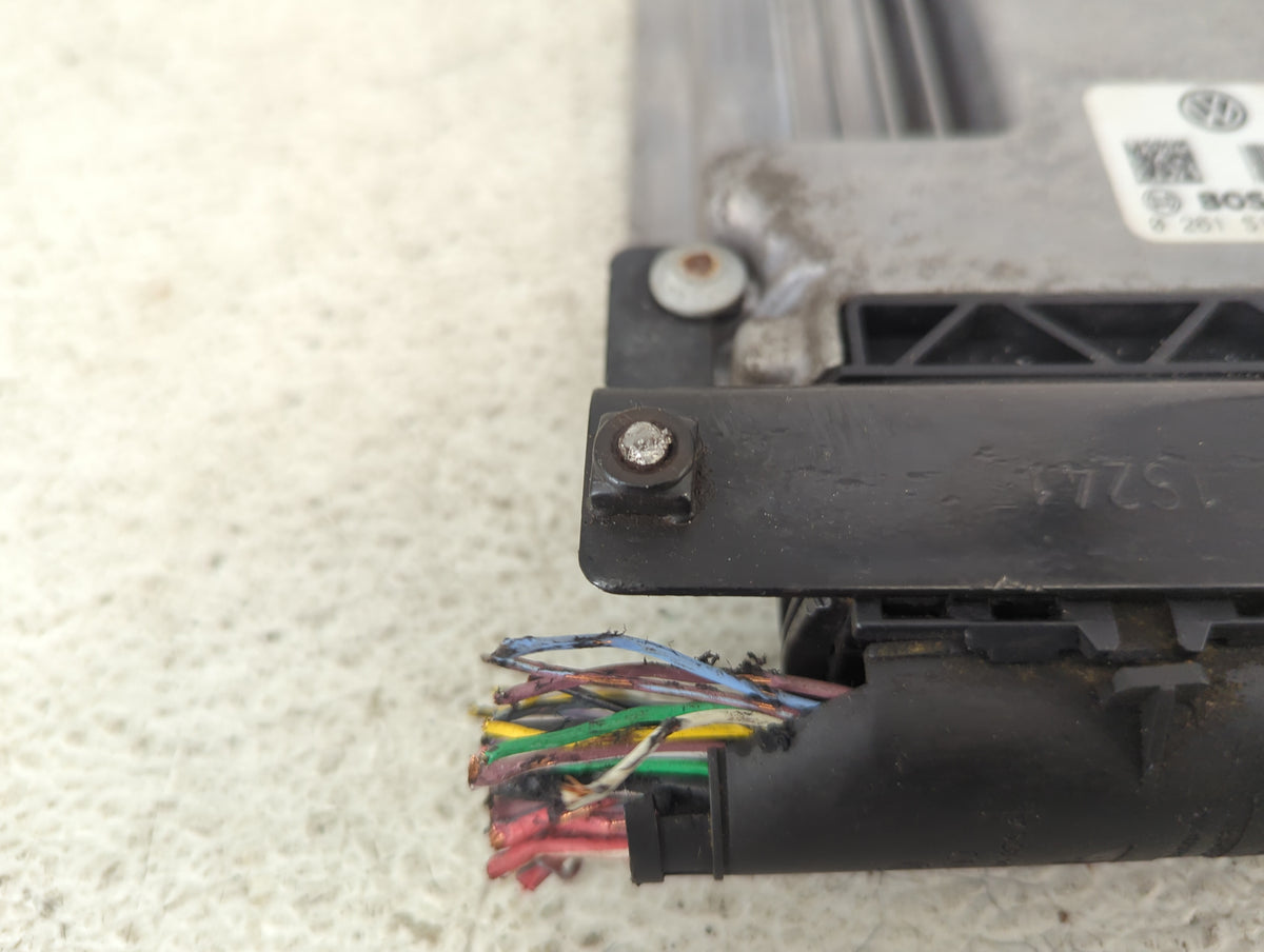 2016 Volkswagen Tiguan PCM Engine Control Computer ECU ECM PCU OEM P/N:06J906027JP 06J907309A, 0261S12584 Fits OEM Used Auto