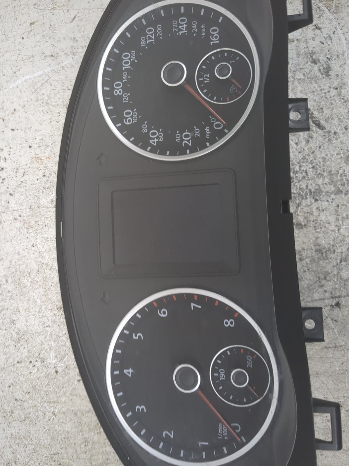 2014 Volkswagen Tiguan Instrument Cluster Speedometer Gauges P/N:5N0920973E Miles: Fits OEM Used Auto Parts - Oemusedautopar
