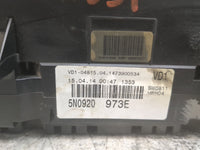 2014 Volkswagen Tiguan Instrument Cluster Speedometer Gauges P/N:5N0920973E Miles: Fits OEM Used Auto Parts - Oemusedautopar