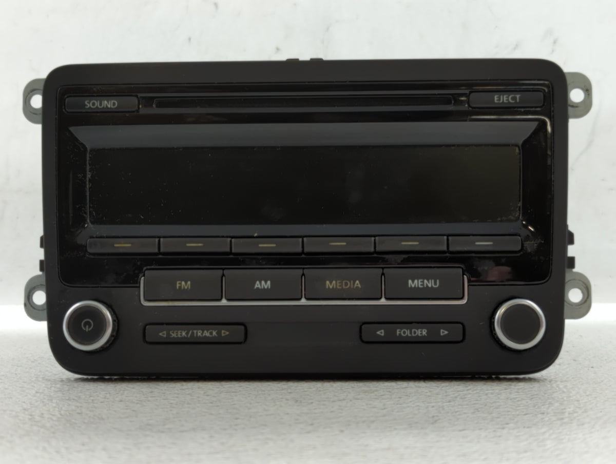 2009-2017 Volkswagen Tiguan Am Fm Cd Player Radio Receiver 522586 - Oemusedautoparts1.com