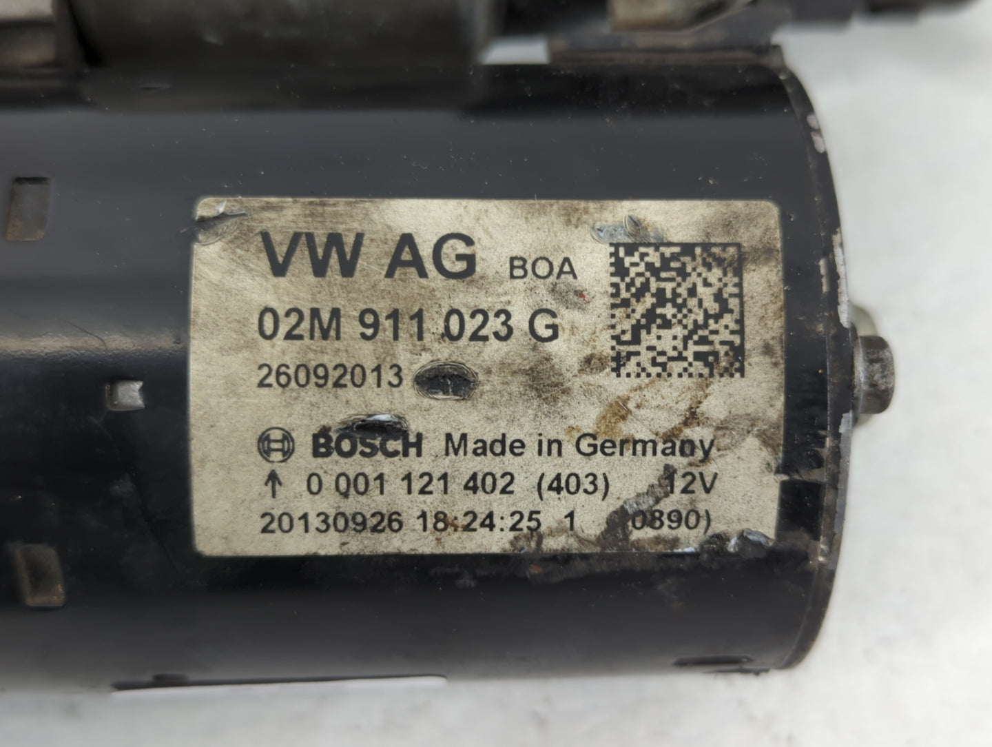 2009-2017 Volkswagen Tiguan Car Starter Motor Solenoid OEM P/N:02M 911 023 G Fits OEM Used Auto Parts - Oemusedautoparts1.co