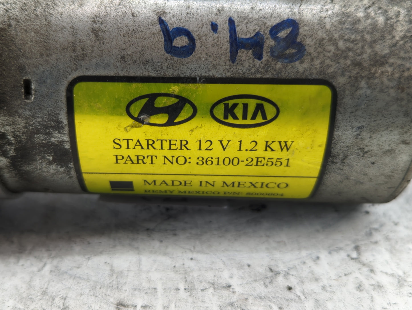 2009-2017 Volkswagen Tiguan Car Starter Motor Solenoid OEM P/N:36100-2E551 Fits OEM Used Auto Parts - Oemusedautoparts1.com