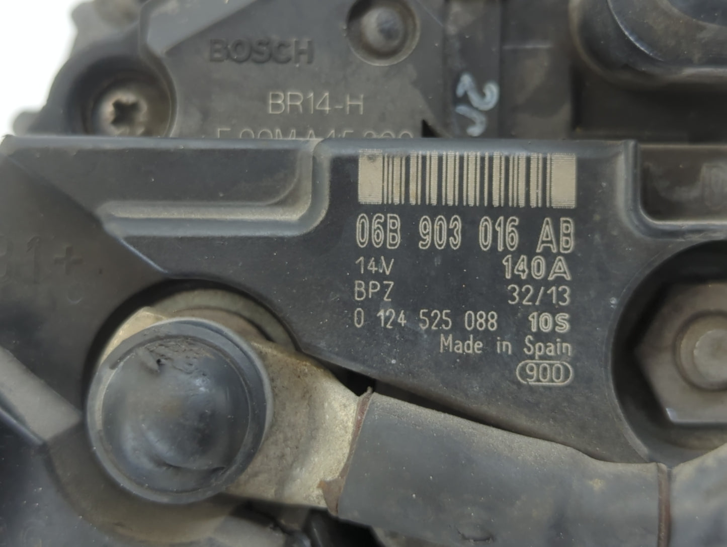 2009-2018 Volkswagen Tiguan Alternator Replacement Generator Charging Assembly Engine OEM P/N:06B 903 016 AB Fits OEM Used A