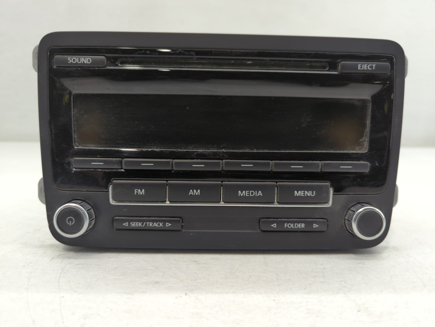 2009-2017 Volkswagen Tiguan Radio AM FM Cd Player Receiver Replacement P/N:5N0 035 164 D Fits OEM Used Auto Parts - Oemuseda