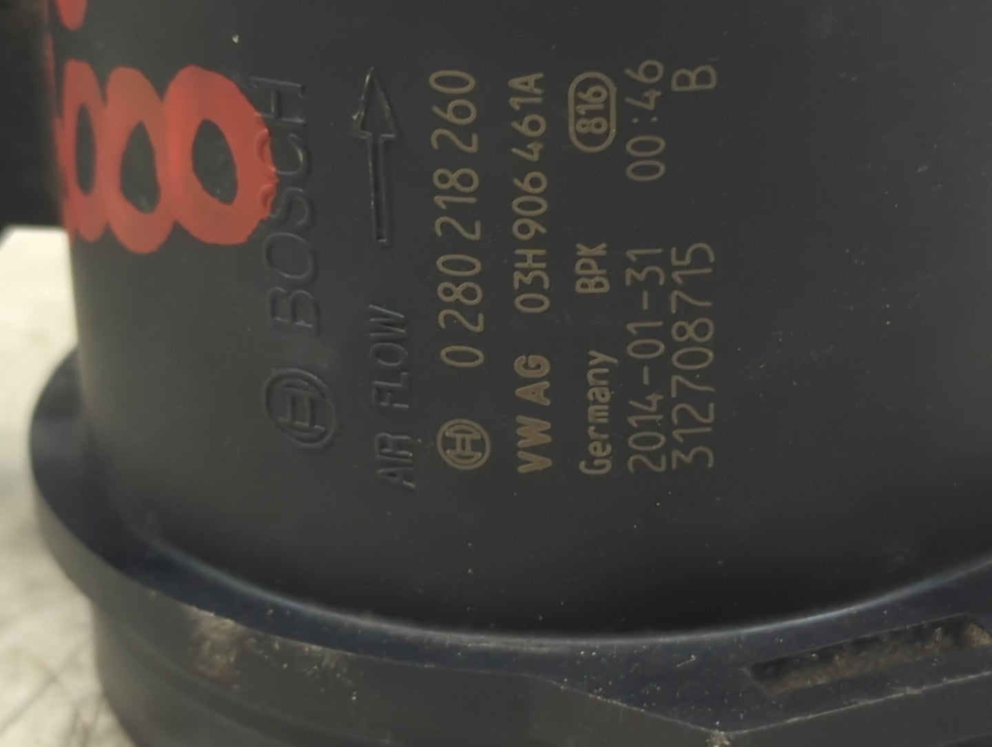 2011-2017 Volkswagen Touareg Mass Air Flow Meter Maf - Oemusedautoparts1.com