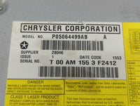 2012-2014 Volkswagen Routan Am Fm Cd Player Radio Receiver 510722 - Oemusedautoparts1.com