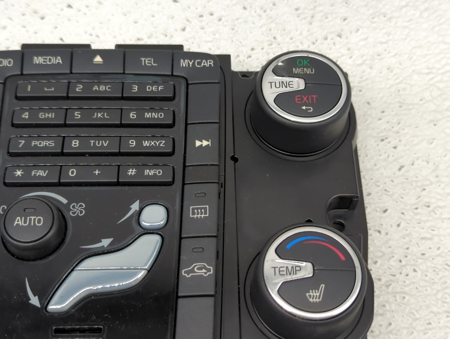 2014 Volvo S60 Climate Control Module Temperature AC/Heater Replacement P/N:31324827 Fits OEM Used Auto Parts - Oemusedautop