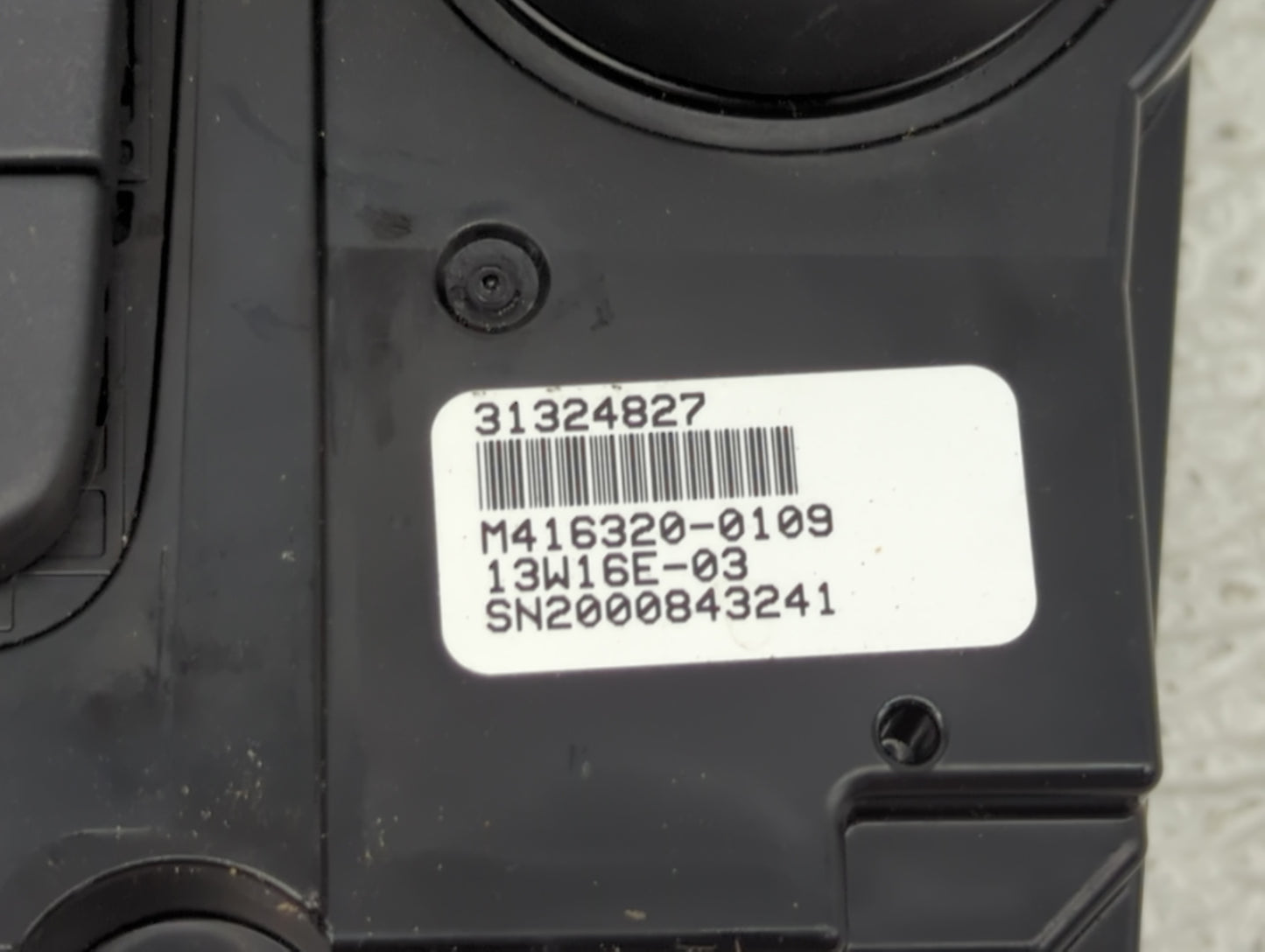 2014 Volvo S60 Climate Control Module Temperature AC/Heater Replacement P/N:31324827 Fits OEM Used Auto Parts - Oemusedautop