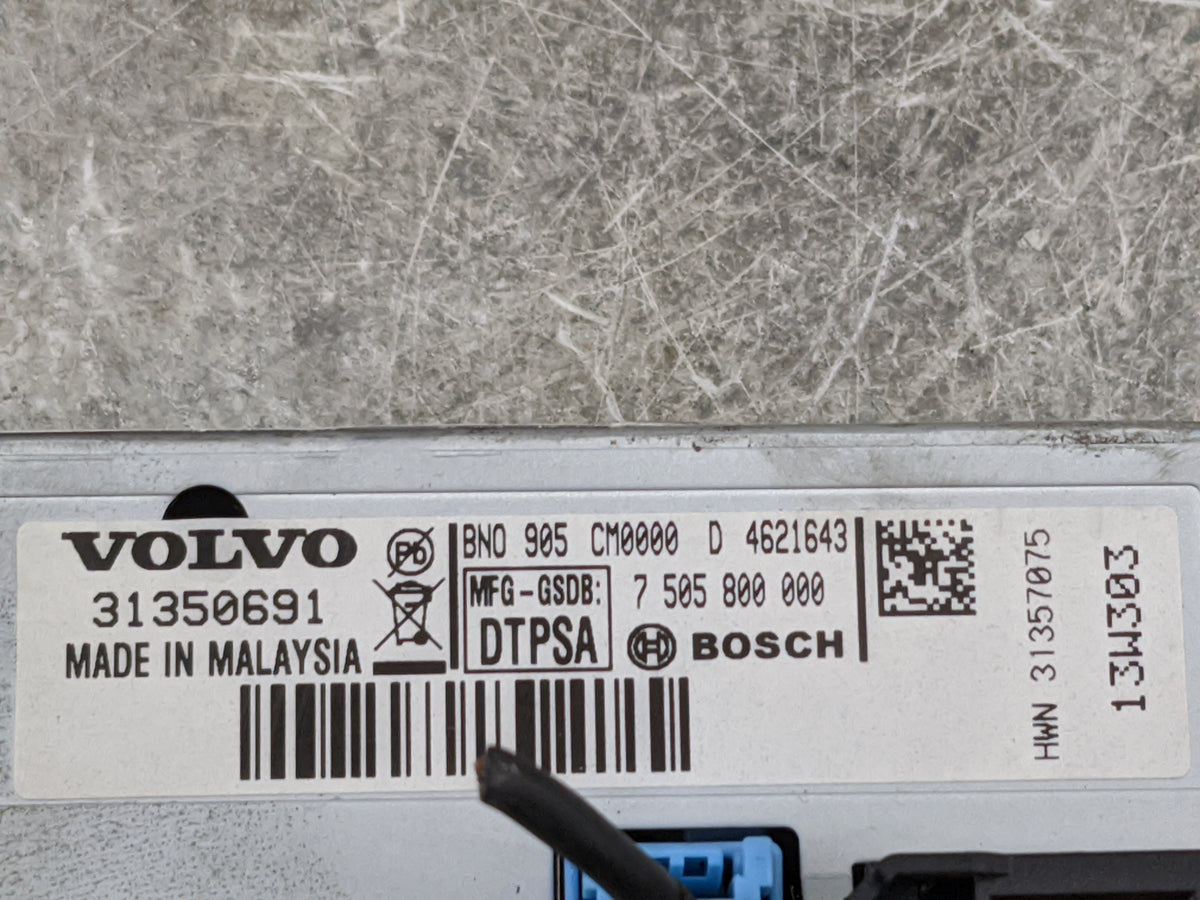 2011-2015 Volvo S60 Information Radio Display Screen 1468920 - Oemusedautoparts1.com