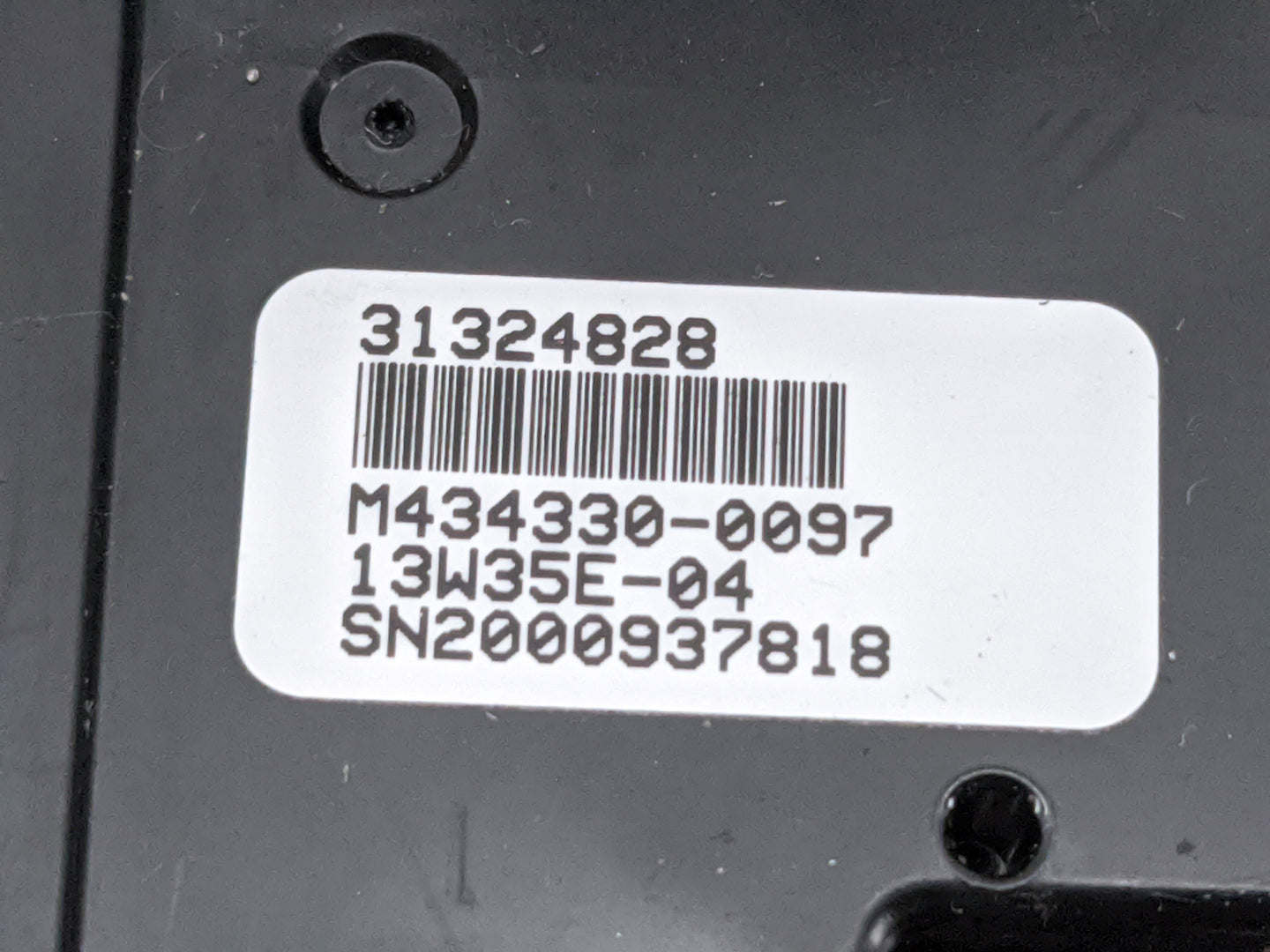 2014 Volvo S60 Climate Control Module Temperature AC/Heater Replacement P/N:31324828 M434330-0097 Fits OEM Used Auto Parts -