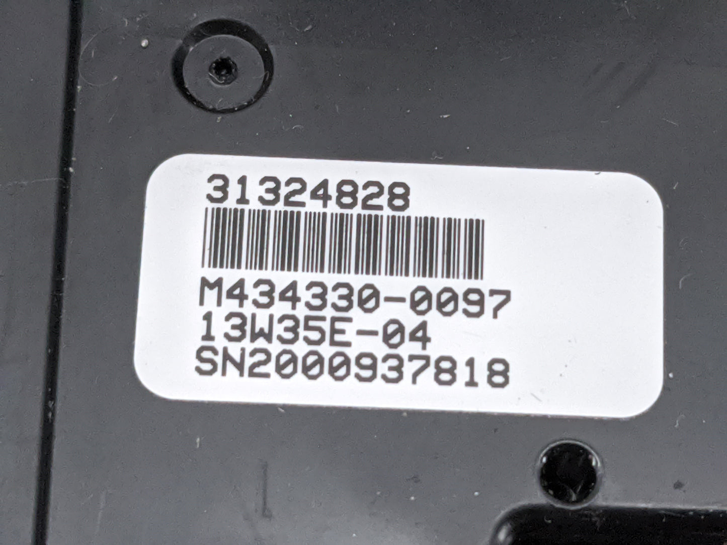 2014 Volvo S60 Climate Control Module Temperature AC/Heater Replacement P/N:31324828 M434330-0097 Fits OEM Used Auto Parts -