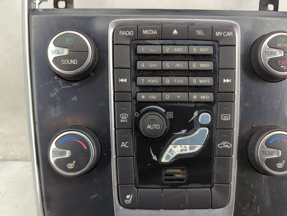 2014 Volvo S60 Climate Control Module Temperature AC/Heater Replacement P/N:8632427 Fits Fits 2015 2016 2017 2018 OEM Used A