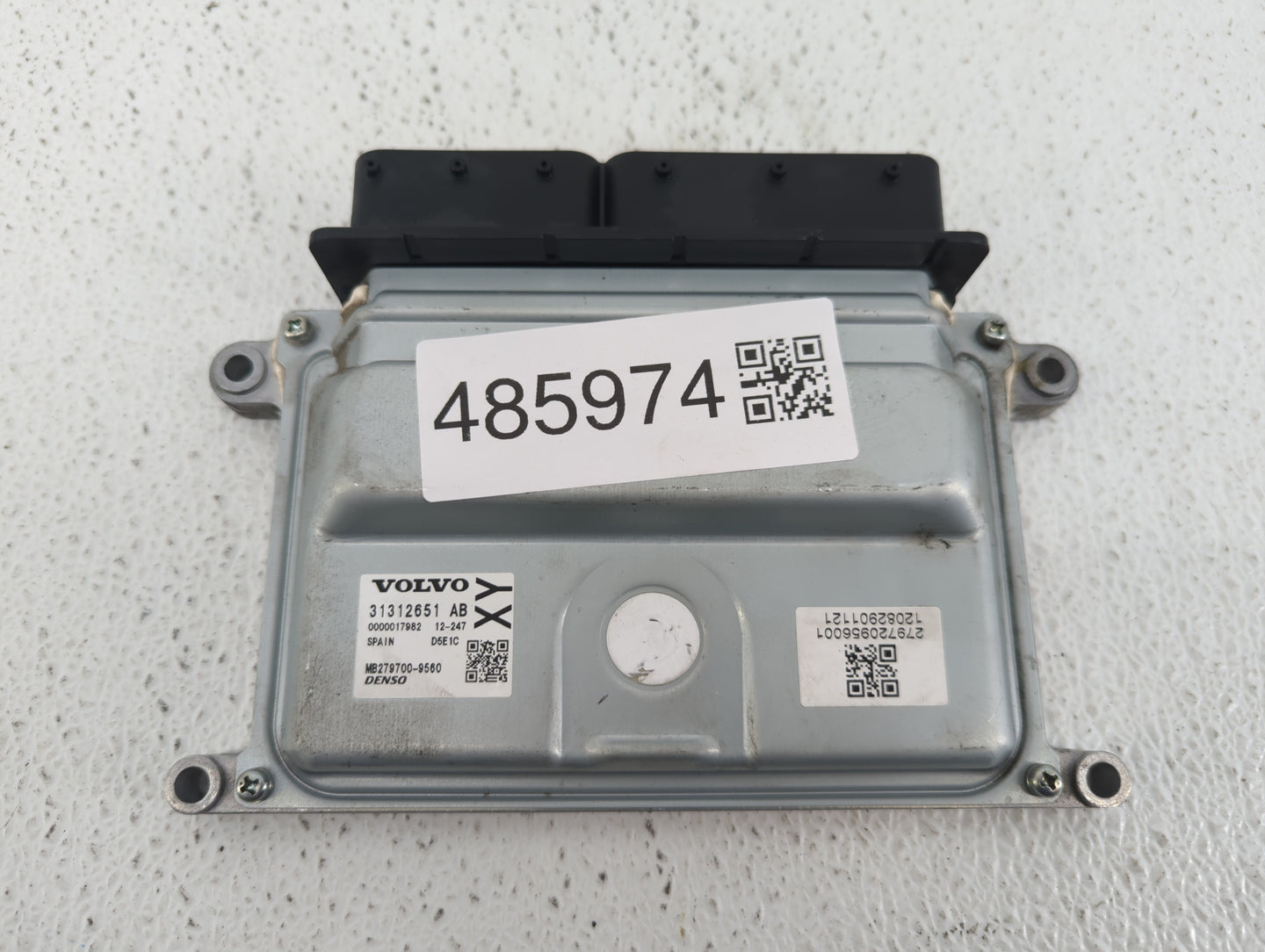 2013-2016 Volvo S60 PCM Engine Control Computer ECU ECM PCU OEM P/N:31312651AB Fits Fits 2013 2014 2015 2016 OEM Used Auto P