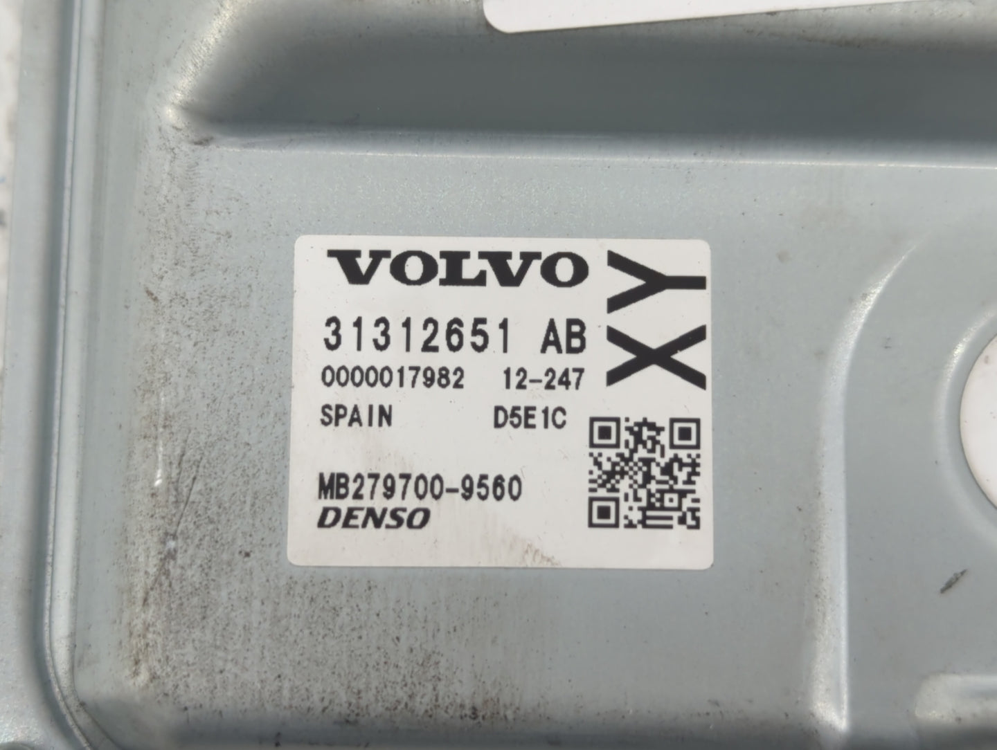 2013-2016 Volvo S60 PCM Engine Control Computer ECU ECM PCU OEM P/N:31312651AB Fits Fits 2013 2014 2015 2016 OEM Used Auto P