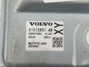 2013-2016 Volvo S60 PCM Engine Control Computer ECU ECM PCU OEM P/N:31312651AB Fits Fits 2013 2014 2015 2016 OEM Used Auto Parts