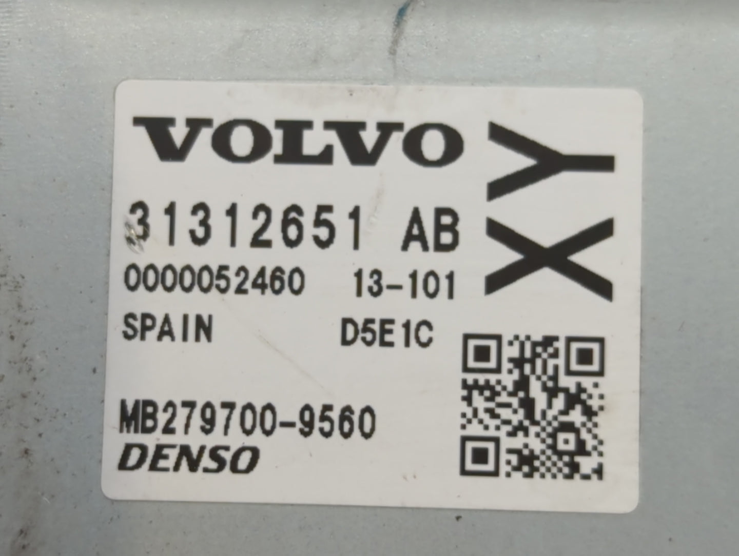 2013-2016 Volvo S60 PCM Engine Control Computer ECU ECM PCU OEM P/N:MB279700-9560 31312651 AB Fits Fits 2013 2014 2015 2016 