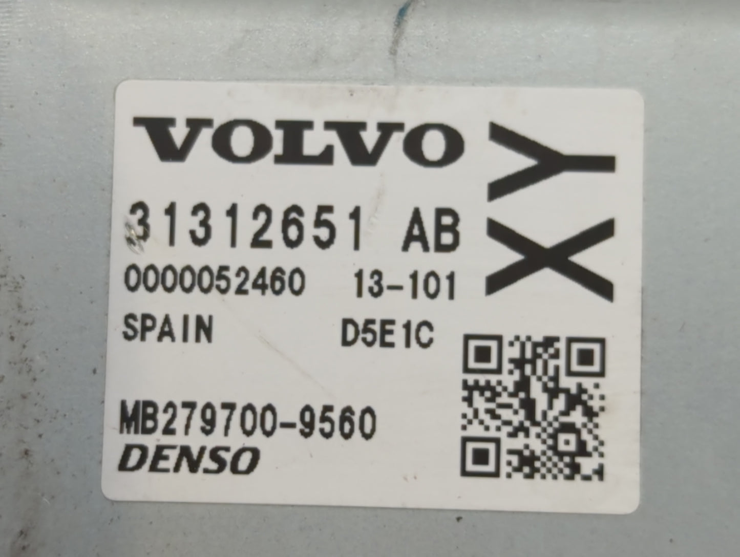 2013-2016 Volvo S60 PCM Engine Control Computer ECU ECM PCU OEM P/N:MB279700-9560 31312651 AB Fits Fits 2013 2014 2015 2016 