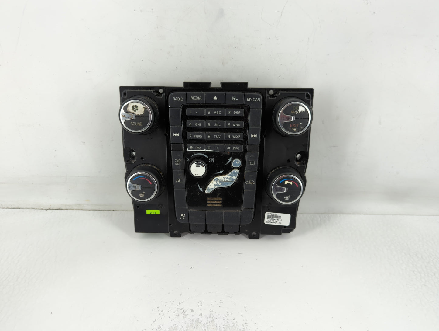 2014 Volvo S60 Climate Control Module Temperature AC/Heater Replacement P/N:PP+MD40 7923 Fits OEM Used Auto Parts - Oemuseda