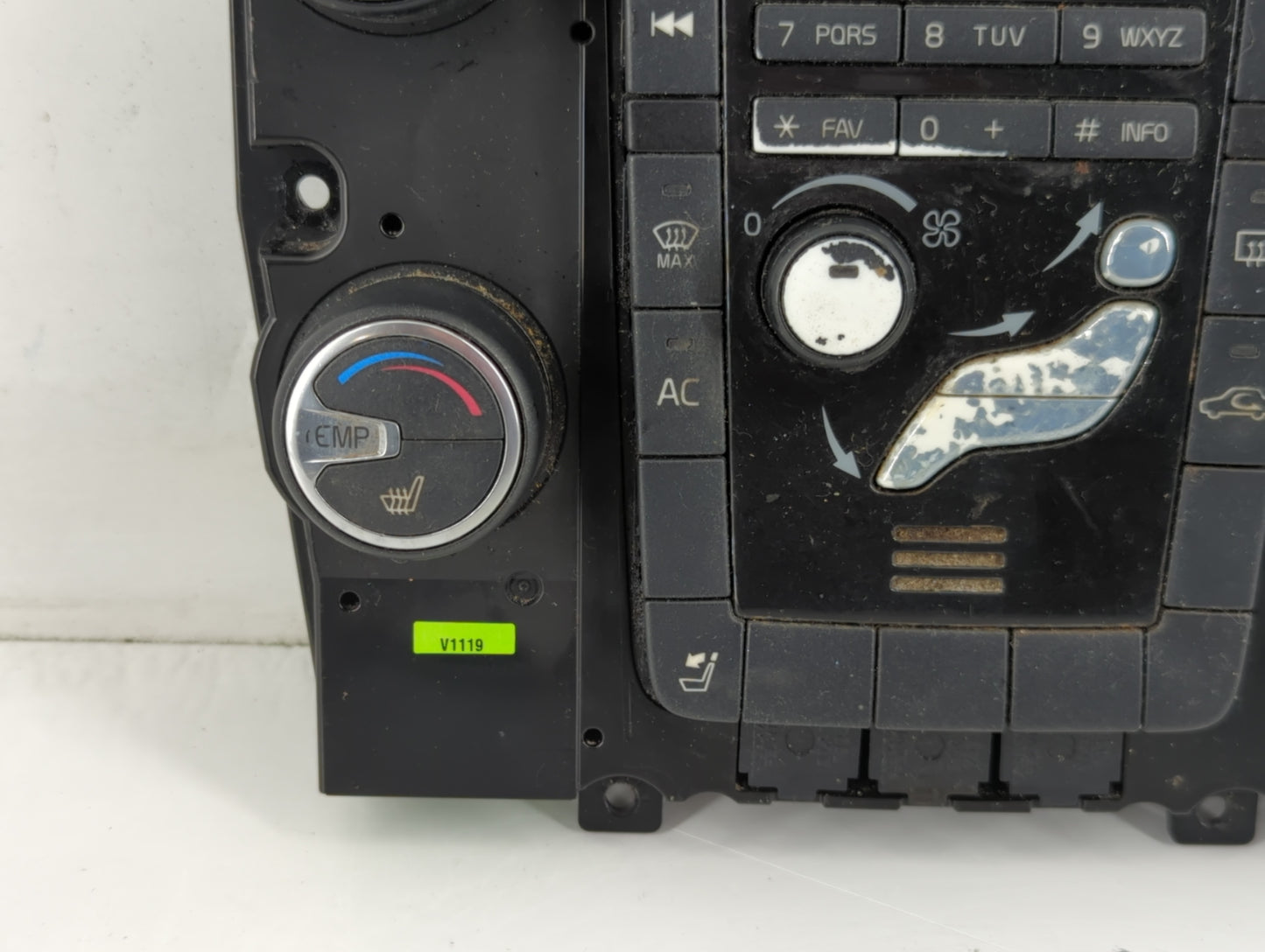 2014 Volvo S60 Climate Control Module Temperature AC/Heater Replacement P/N:PP+MD40 7923 Fits OEM Used Auto Parts - Oemuseda