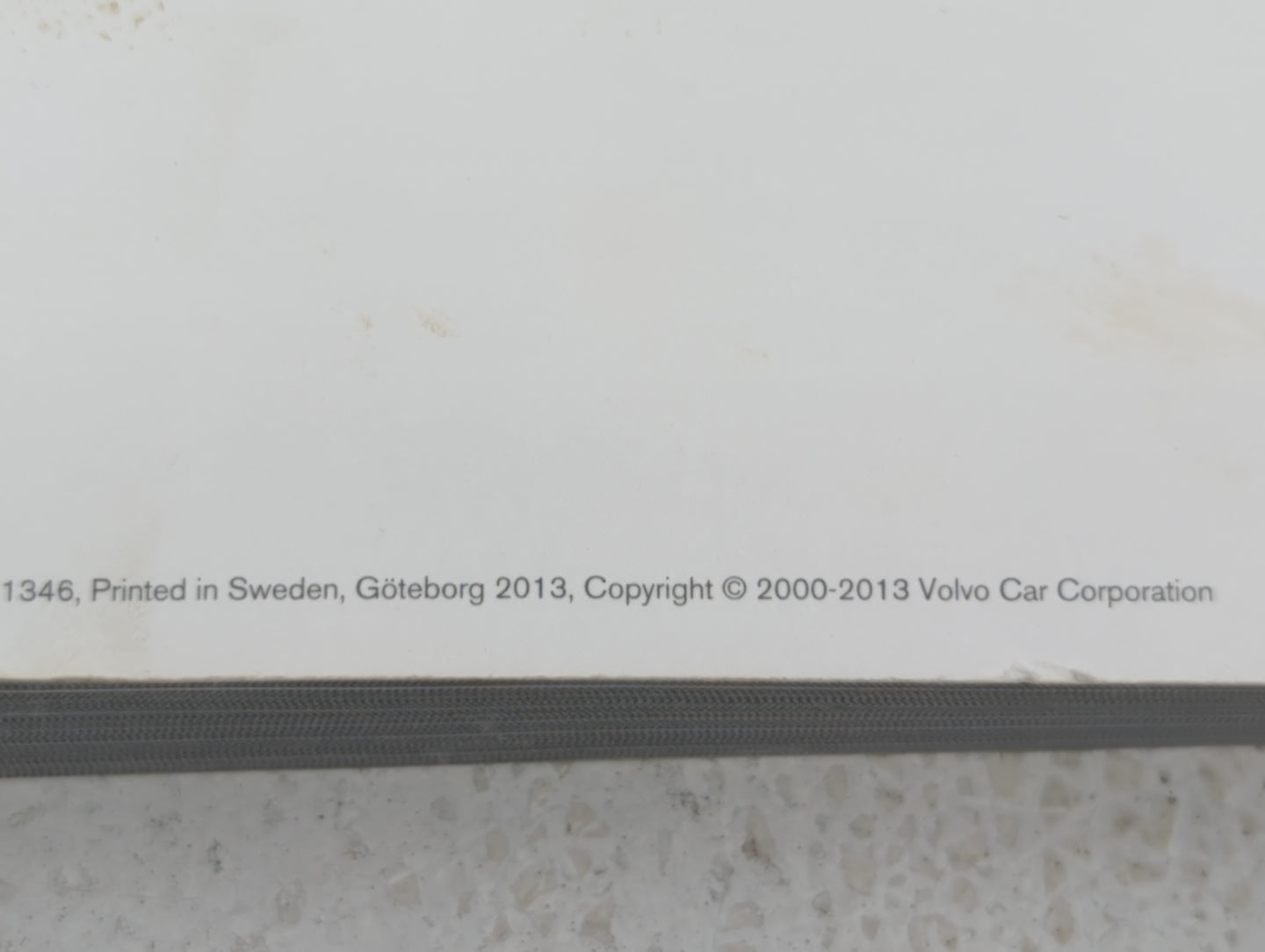 2014 Volvo V60 Owners Manual Book Guide OEM Used Auto Parts - Oemusedautoparts1.com