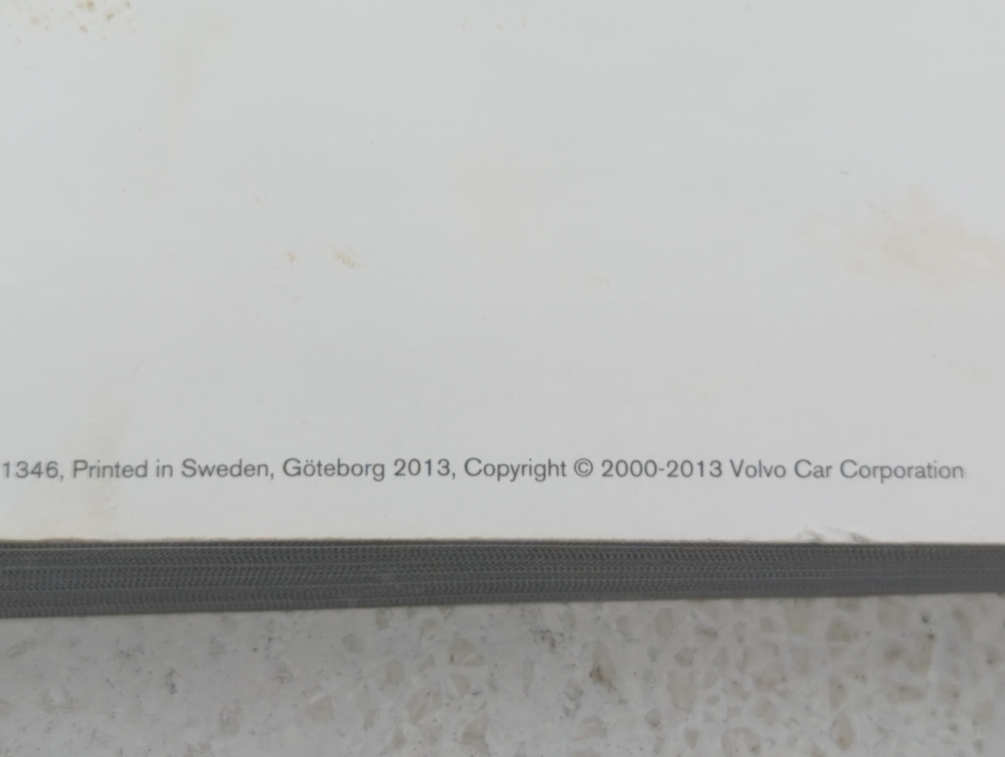 2014 Volvo V60 Owners Manual Book Guide OEM Used Auto Parts - Oemusedautoparts1.com