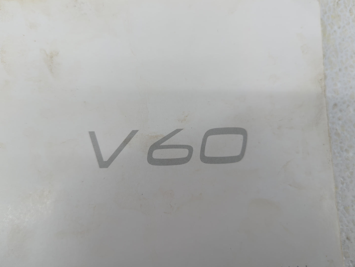 2014 Volvo V60 Owners Manual Book Guide OEM Used Auto Parts - Oemusedautoparts1.com